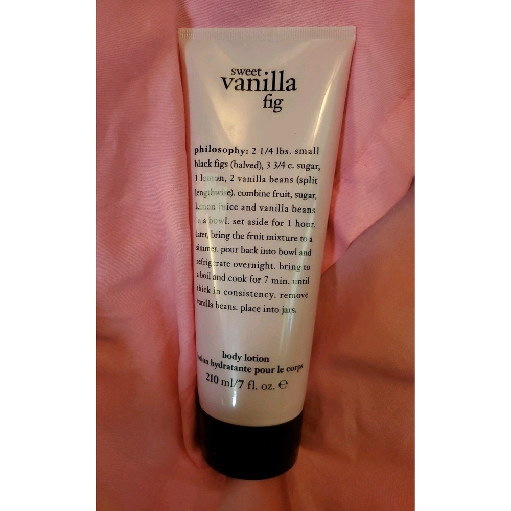 Philosophy Sweet Vanilla Fig Body Lotion 7 oz New SEALED